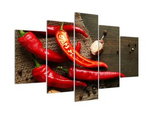 Obraz - chilli papriky