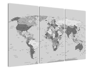 Mapa sveta - obraz