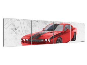 Dodge Challenger - obraz autá