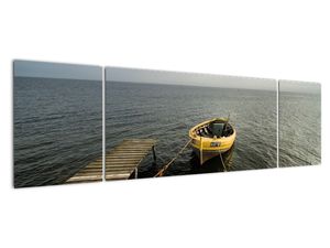 Loď na vode - obraz