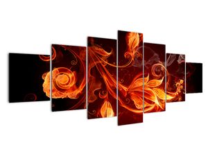 Abstraktné oheň - obraz