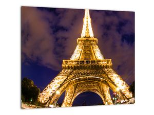 Obraz Eiffelovej veže v noci