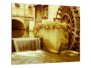 Vodné koleso - obraz