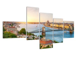 Obraz Budapešť - výhľad na rieku