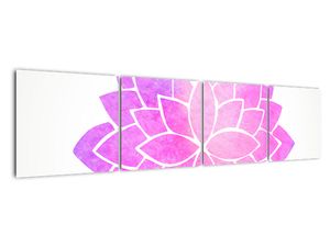 Obraz: ružová mandala