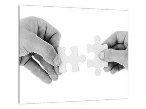 Čiernobiely obraz - puzzle